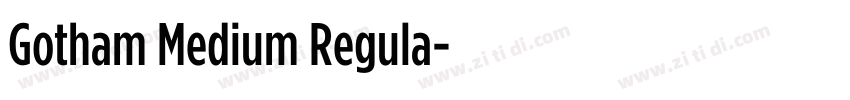 Gotham Medium Regula字体转换